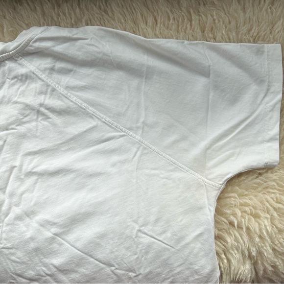 COS T shirts (set): White and Striped Tee - Picture 4 of 5